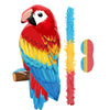 Threan Small Parrot Piata Hawaiian Party Supplies Parrot Piata Bird Toy with Blindfold Stick for Luau Hawaii Summer Rainforest T