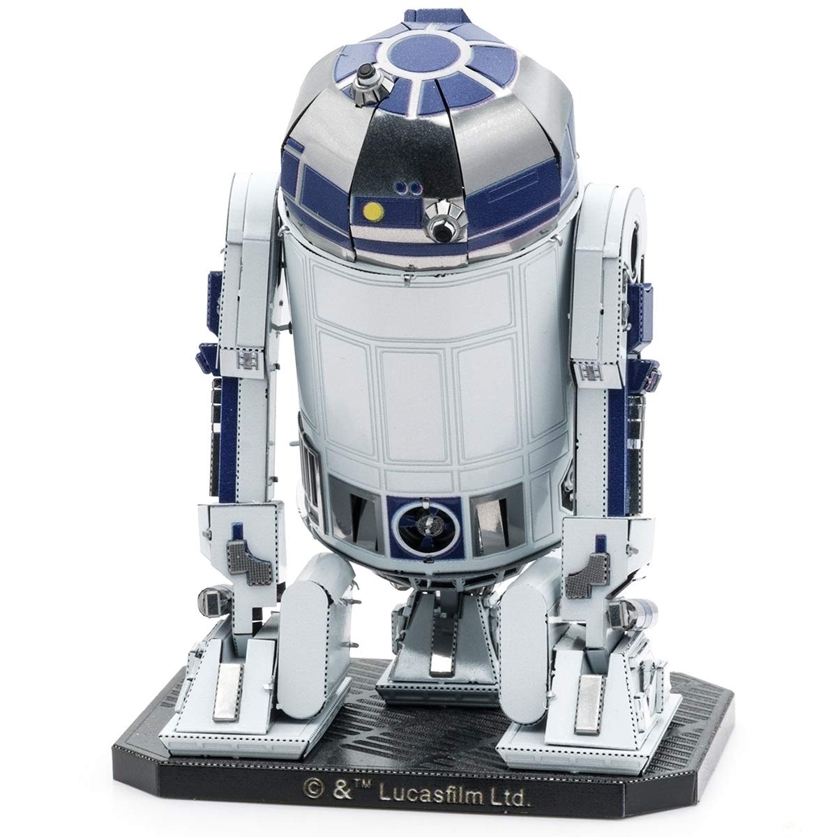 Metal Earth Puzzle 3D Premium Series R2-D2 Star Wars Metal Puzzles Buildable Model Kits For Adults Challenging Level 7.19 X 5.51 X 9.5 Cm