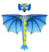 D.Q.Z Toddlers Dinosaur-Dragon-Wings Costume For Kids With Mask, Dino Cape Boys Girls Dress Up Birthday Party Toys Gifts (Blue)