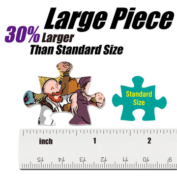 Antelope - 500 Piece Large Format Jigsaw Puzzle For Adults, Van Gogh Jigsaw Puzzles 500 Pieces, Large Pieces, No Dust Puzzles For Senior Citizen, 500 Pc, Non-Glare Finish, Interlock Smoothly