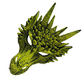 Himine Cosplay Mask Dragon's Head Mask for Festival Party Halloween (Green)