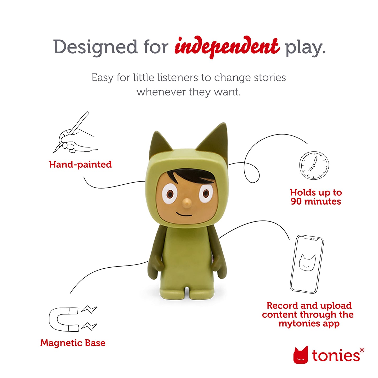 Tonies Creative Audio Character - Green/Medium
