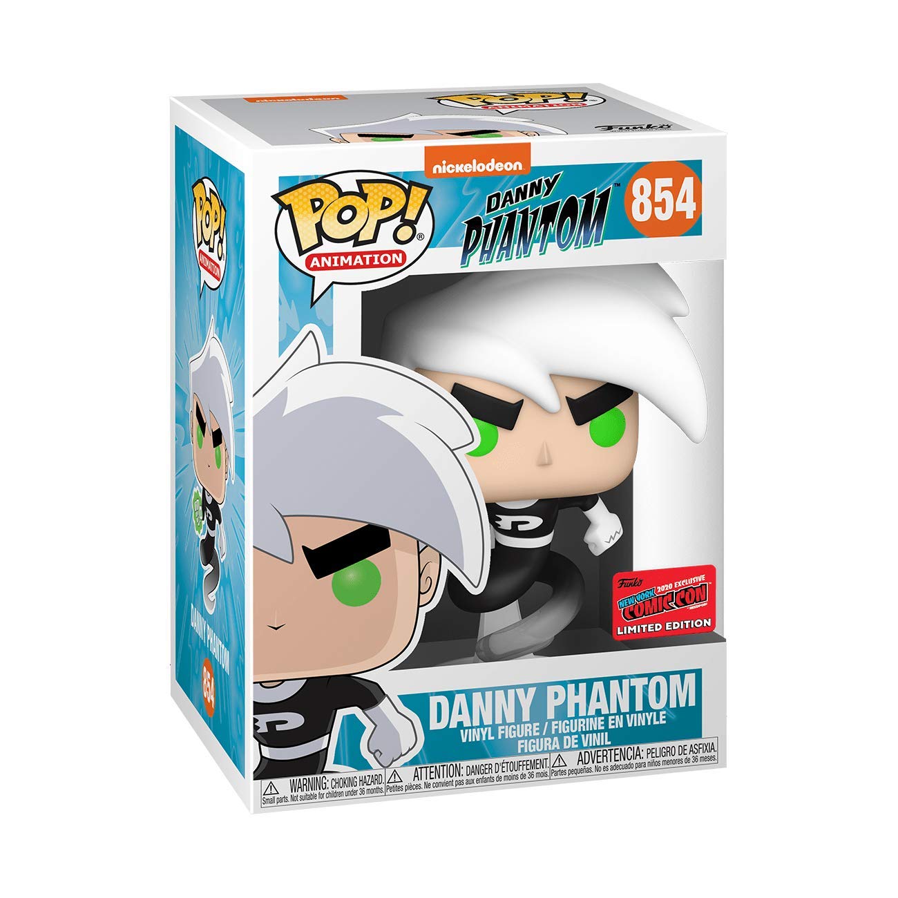 Funko Pop! Animation: Danny Phantom #854 Nycc 2020 Shared Exclusive