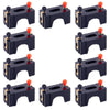 Swpeet 10Pcs Series Or Parallel D Battery Holder Kit, Perfect For Physics Laboratory, School Electronic Experimenting, Great For