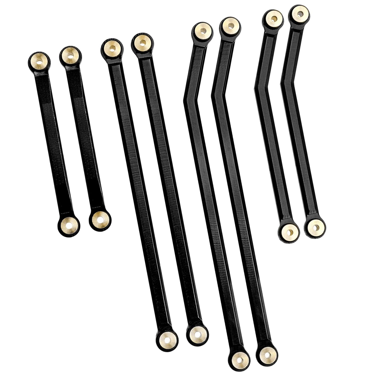 Gohobby High Clearance Front Links Set For Axial Scx24 Gladiator Axi00005, 8Pcs (Blue)