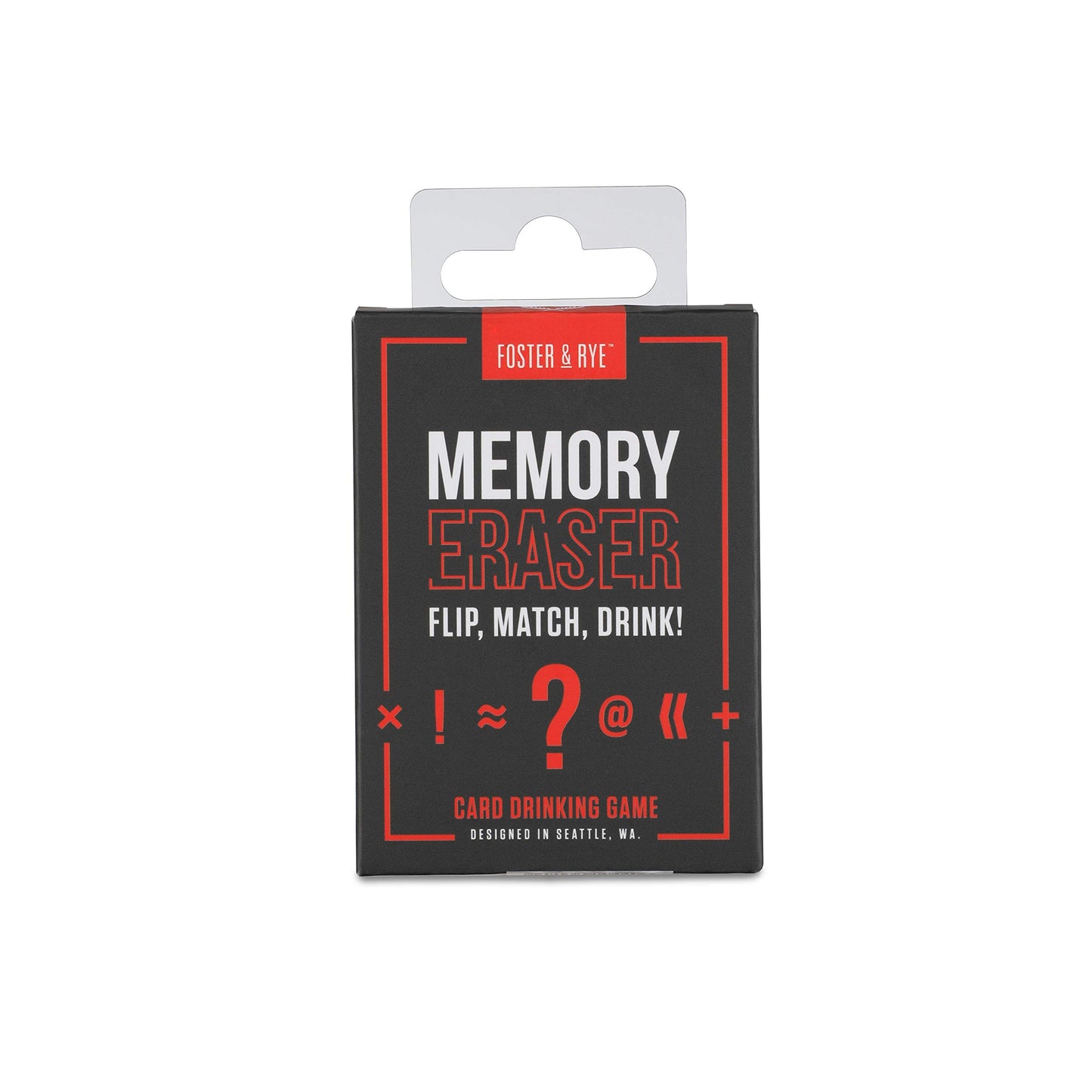 Foster & Rye Memory Eraser - Card Matching mature-themed Drinking Games for mature-themeds Only - Board Games for Drinking