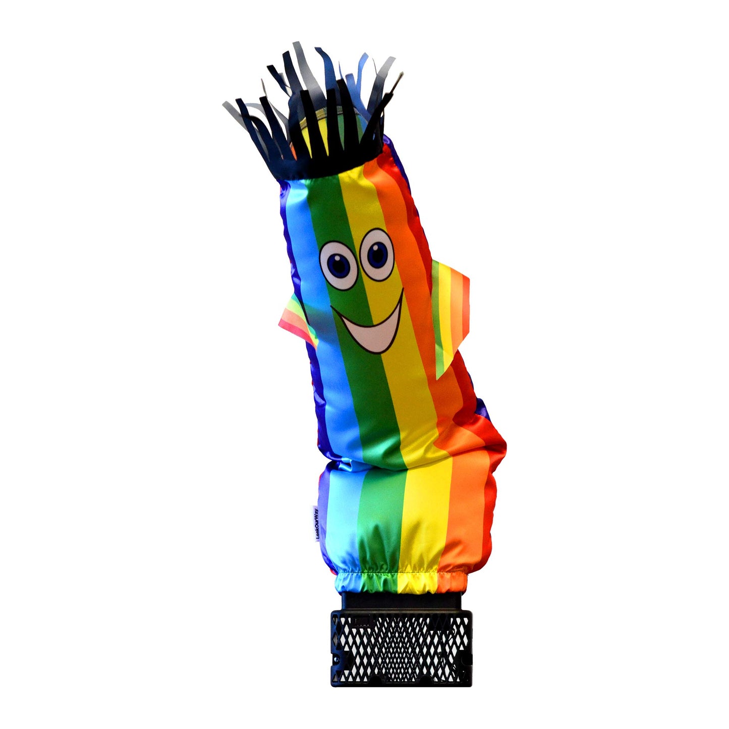 Lookourway Air Dancers Mini Inflatable Tube Man Set - 29' Wacky Waving Inflatable Tube Guy With Blower For Desktop Advertising - Rainbow