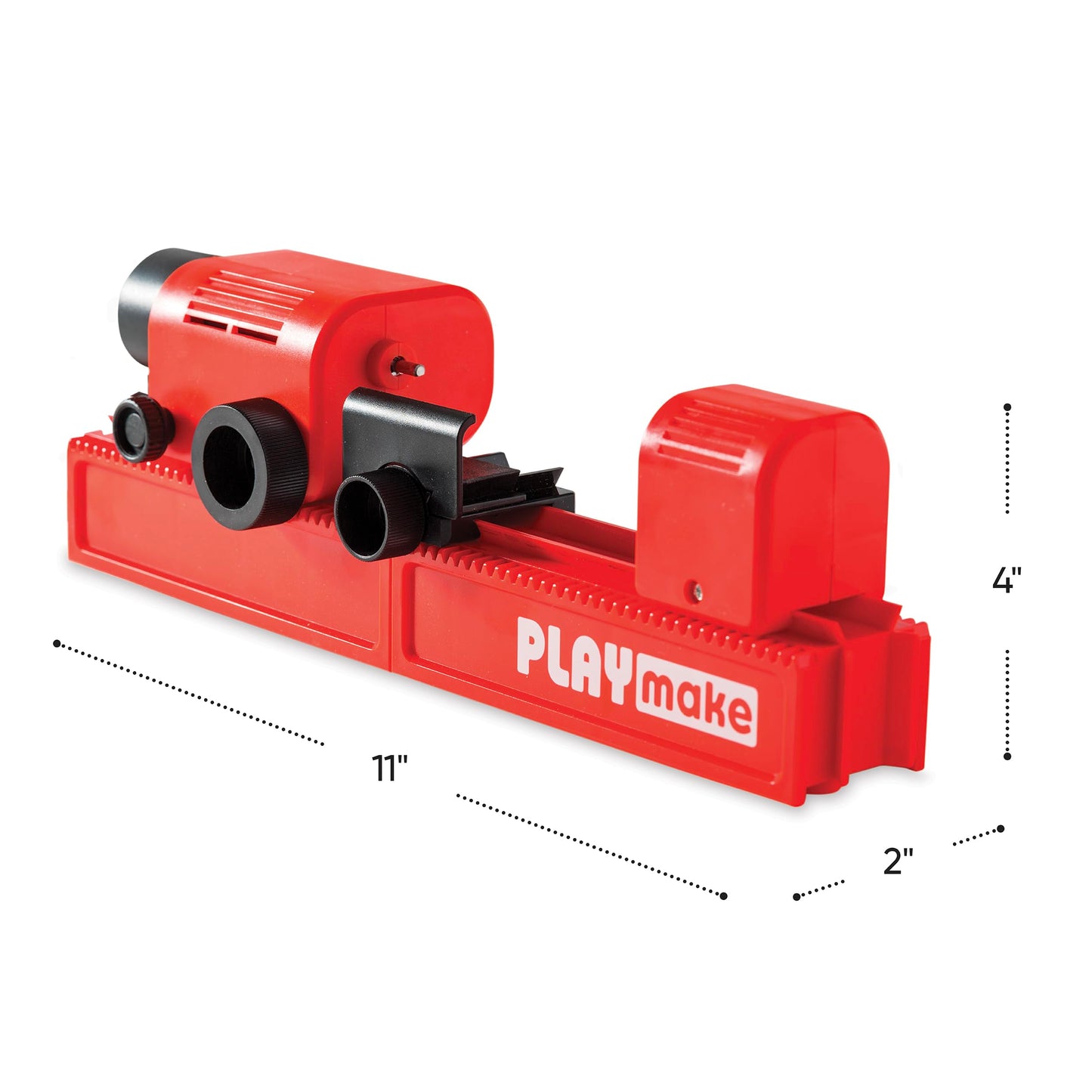 Playmake Kids’ 4-In-1 Woodshop Carpentry Cool Tool With Jigsaw, Lathe, Drill Press, Sander, Power Supply, Safety Goggles, Extra Supplies, And Deluxe Project Book