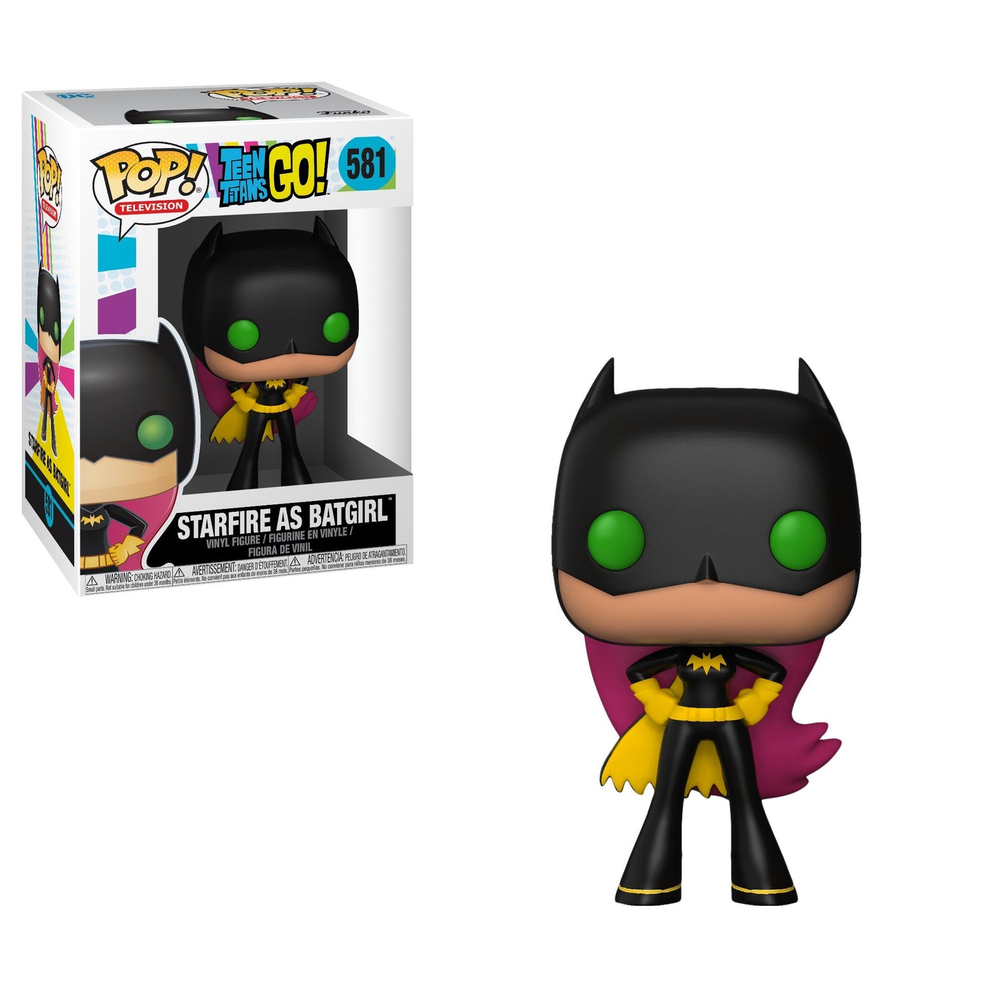 Funko Pop! Tv: Teen Titans Go! -Starfire As Batgirl Collectible Toy