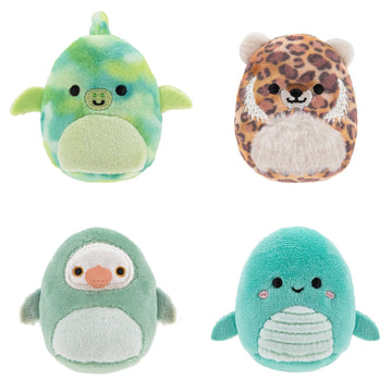 Squishville Sqm - Plush 4 Pack 2'' Squishmallows 4 Pack(Prehistoric Squad)