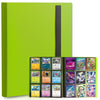 Card Binder 9 Pocket Trading Card Album Folder 20 Pages 360 Card Capacity Sports Card Binder enhanced Card Binders Compatible with MTG TCG Baseball Cards (Green Grass)