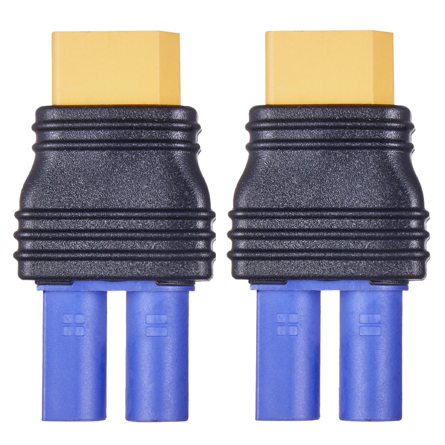 Laisomeke Xt60 Male To Ec5 Female Mould Type Adapter No Wire Connector Adapter For Lipo Battery (2Pack)