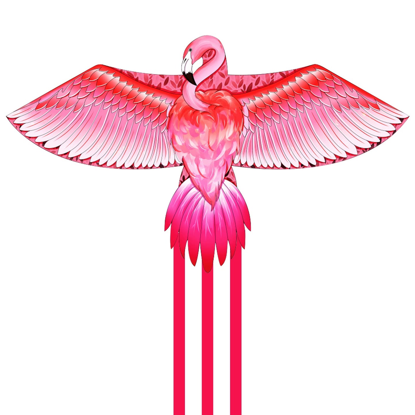 Mint'S Colorful Life Pink Kite For Kids Adults, Large Flamingo Bird Kite Easy To Fly Beach Kites