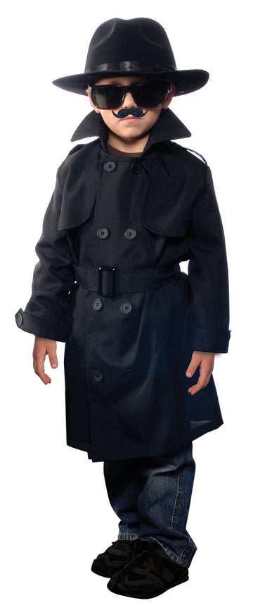 Aeromax Jr. Secret Agent With Accessories, Size Youth Large, Osfm Ages 9-12, Black