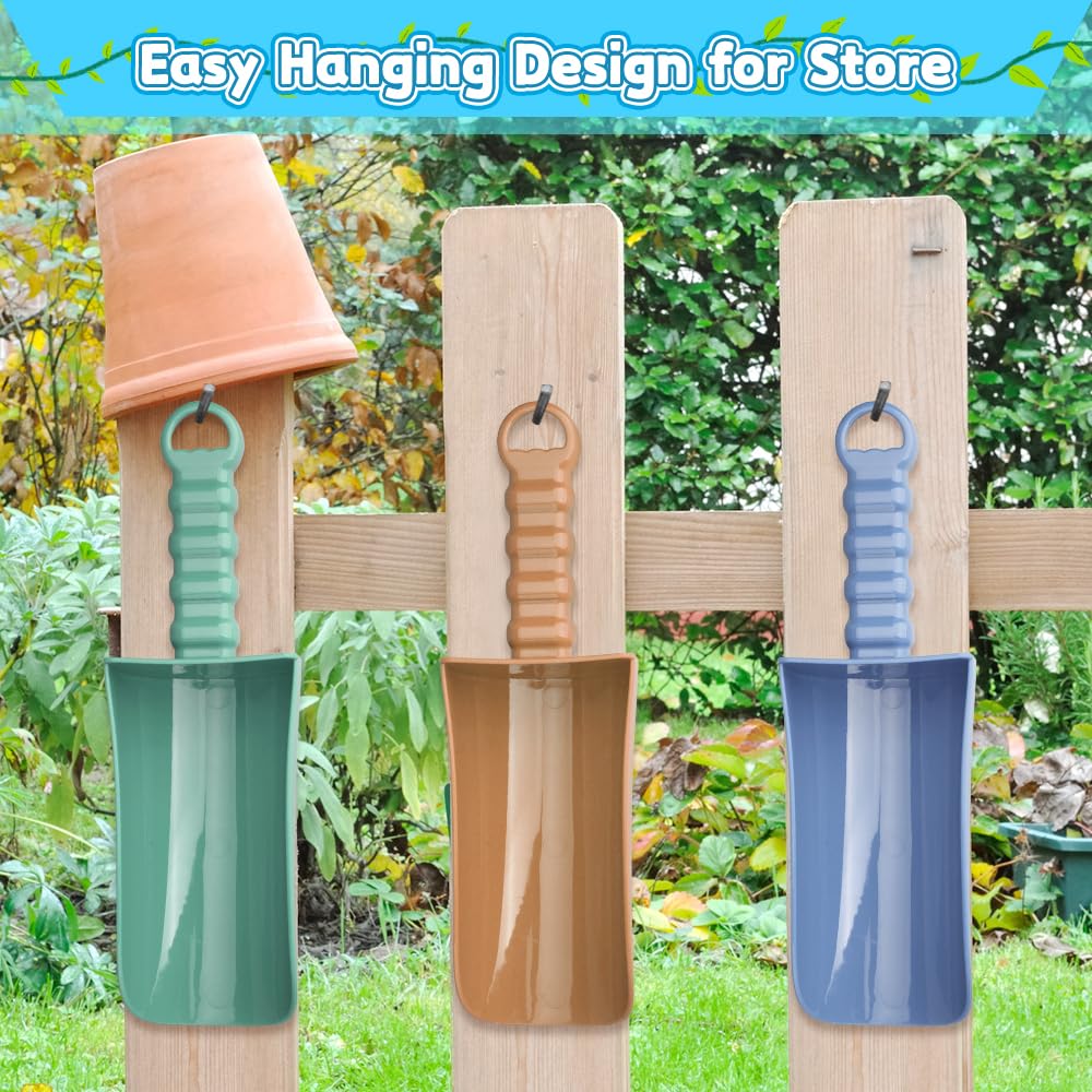 Boost 9'' Beach Sand Shovels Scooping Toys Set, Beach Spade with Anti Slip Handle, Garden Tool For Kids Adults, Gardening Diggin