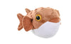 WILD REPUBLIC Pufferfish Stuffed Animal, 8 Inches, White, Recycled Polyester, Model 24235, Perfect Gift for Kids