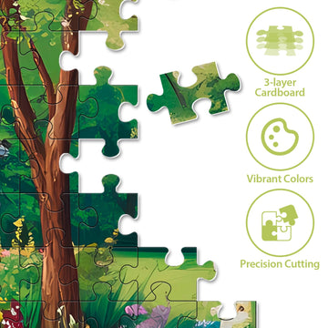 500 Pieces Jigsaw Puzzles For Adults, Spring Chursh Puzzle For Adults Children Seniors, Recycled Paper Puzzle 500 Pieces, No Dus