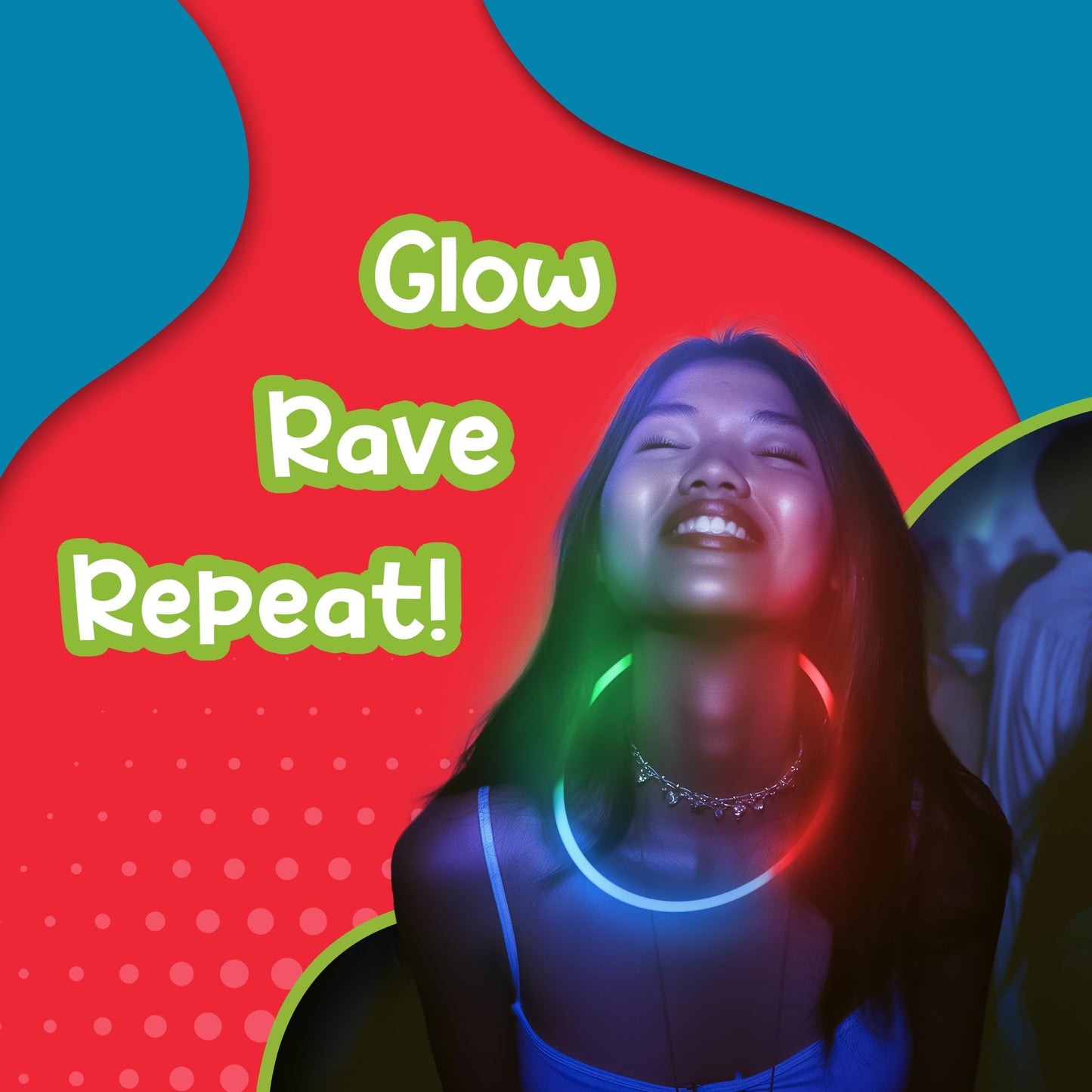 Windy City Novelties 50 Pack | 22'' Inch Glow Sticks Necklaces for Kids in Bulk Wholesale