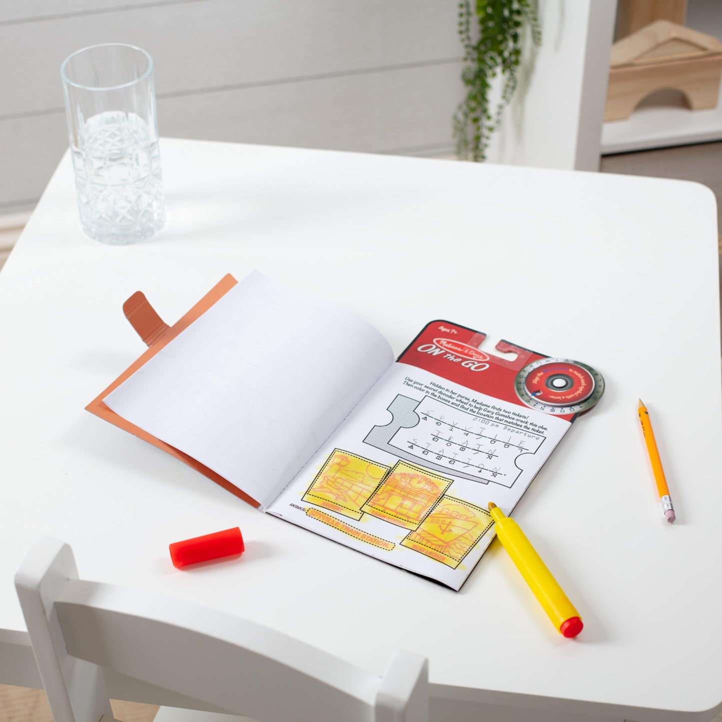 Melissa & Doug On The Go Secret Decoder Activity Book - The Case of The Runaway Ruby