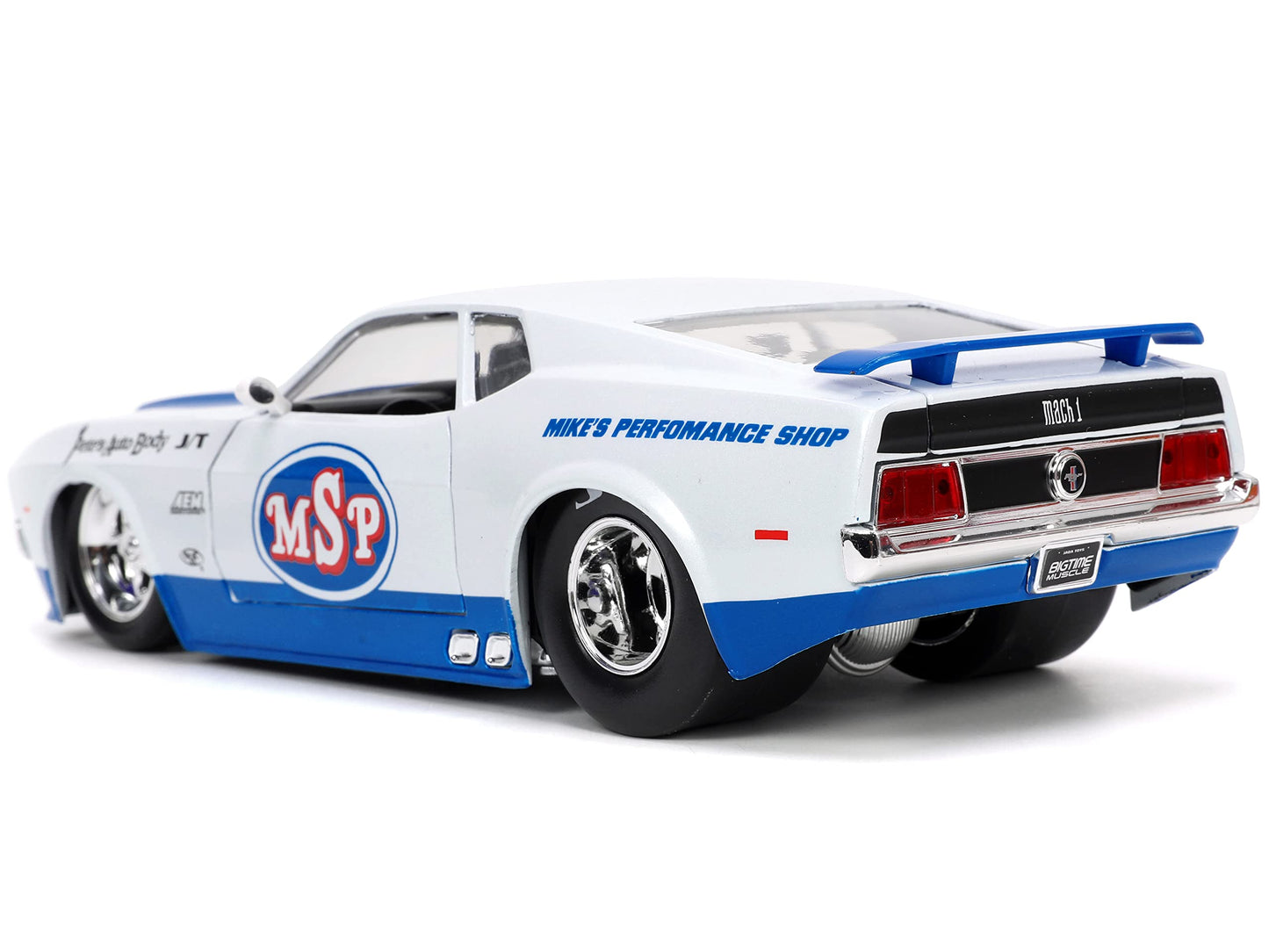 Jada Toys Big Time Muscle 1:24 1973 Ford Mustang Mach 1 Die-Cast Car, Toys For Kids And Adults