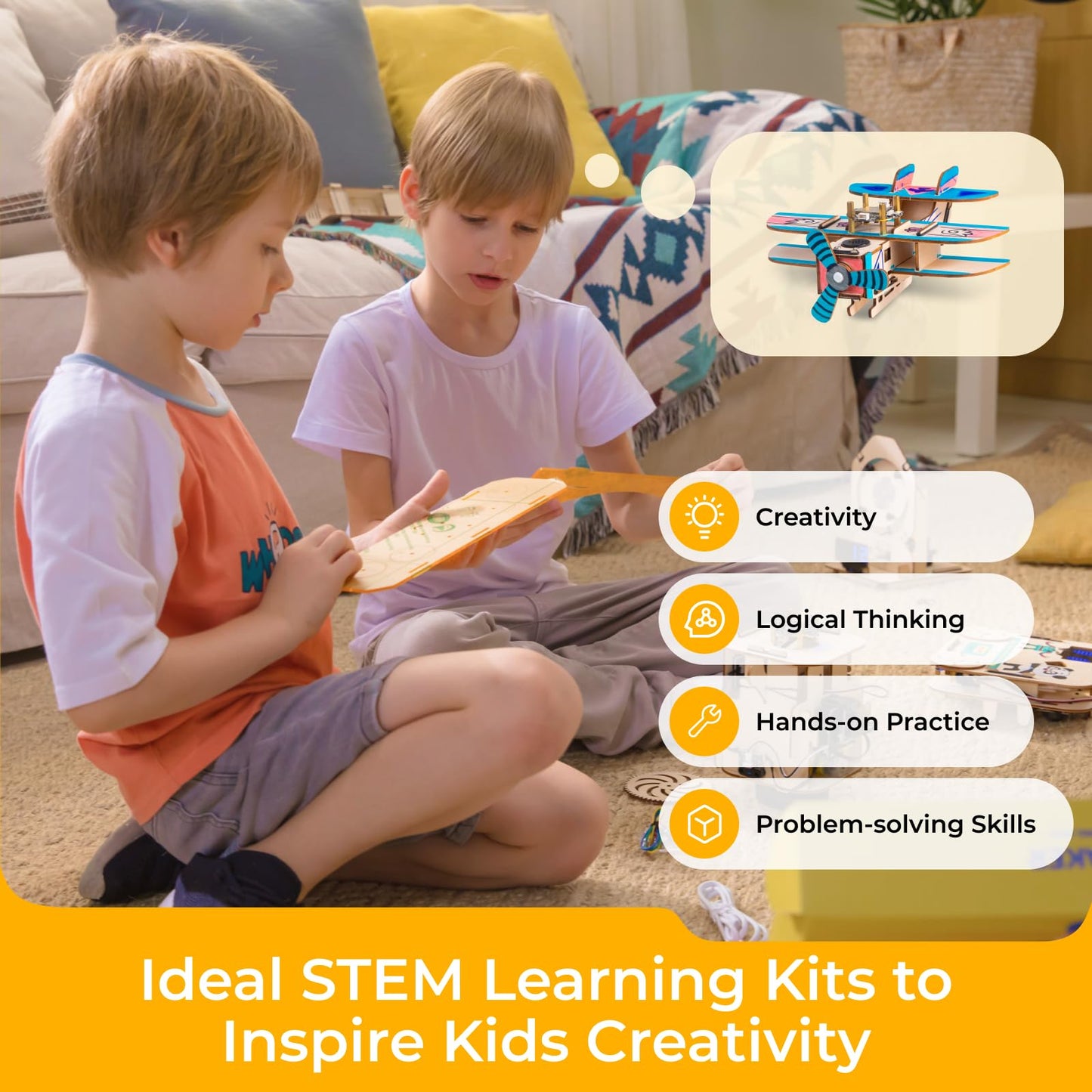 Makeblock Nextmaker 6 In 1 Stem Kits, Coding Robot Kits For Kids 8-12, Free Online Coding Courses, Music And Led Light, Programmable Coding Toys, Educational Stem Toys Gift For Kids