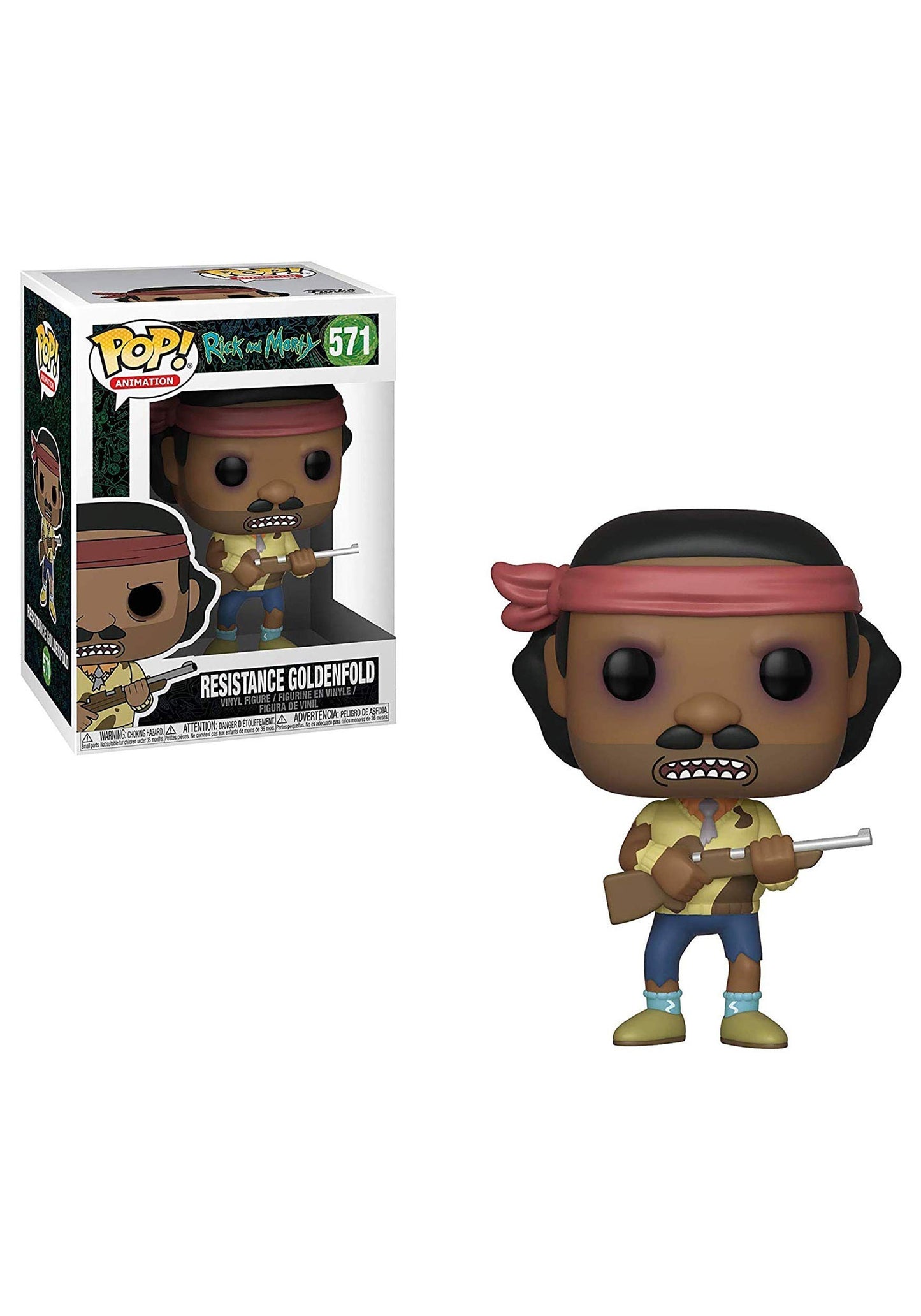 Rick And Morty Pop! Vinyl Figure Resistance Goldenfold