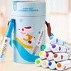 Jar Melo Jumbo Twistable Crayons, 12 Colors, Ultra-Silky & Washable, Unbreakable, Safe for Kids Ages 1-8, Includes 108 Free PDF Coloring Pages