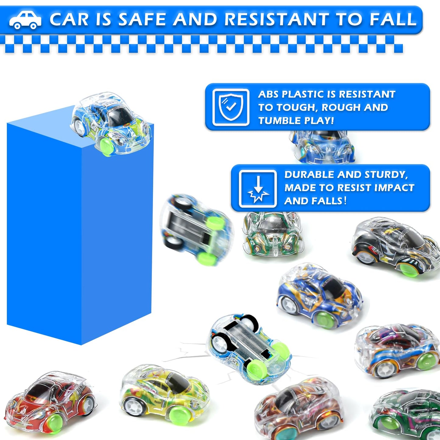 36Pcs Mini Pull Back Cars Set For Toddlers, Pull Back Racing Vehicles For Kids 2 Year Old, Bulk Toys Party Favours Treasure Box,