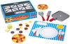 Melissa & Doug Flip and Serve Pancake Set (19 pcs) - Wooden Breakfast Play Food,Brown