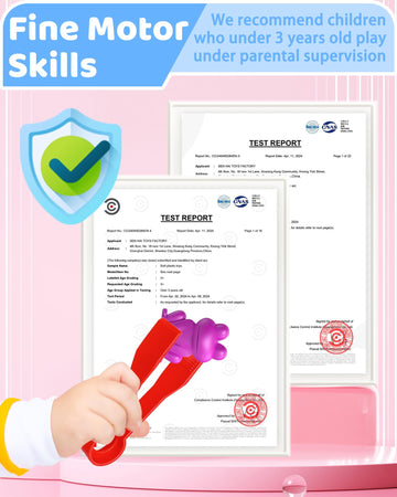 Oomloid Counting Animals Montessori Toys For 3 4 5 Years Old Boys Girls, Preschool Learning Activities Educational Sensory Toys