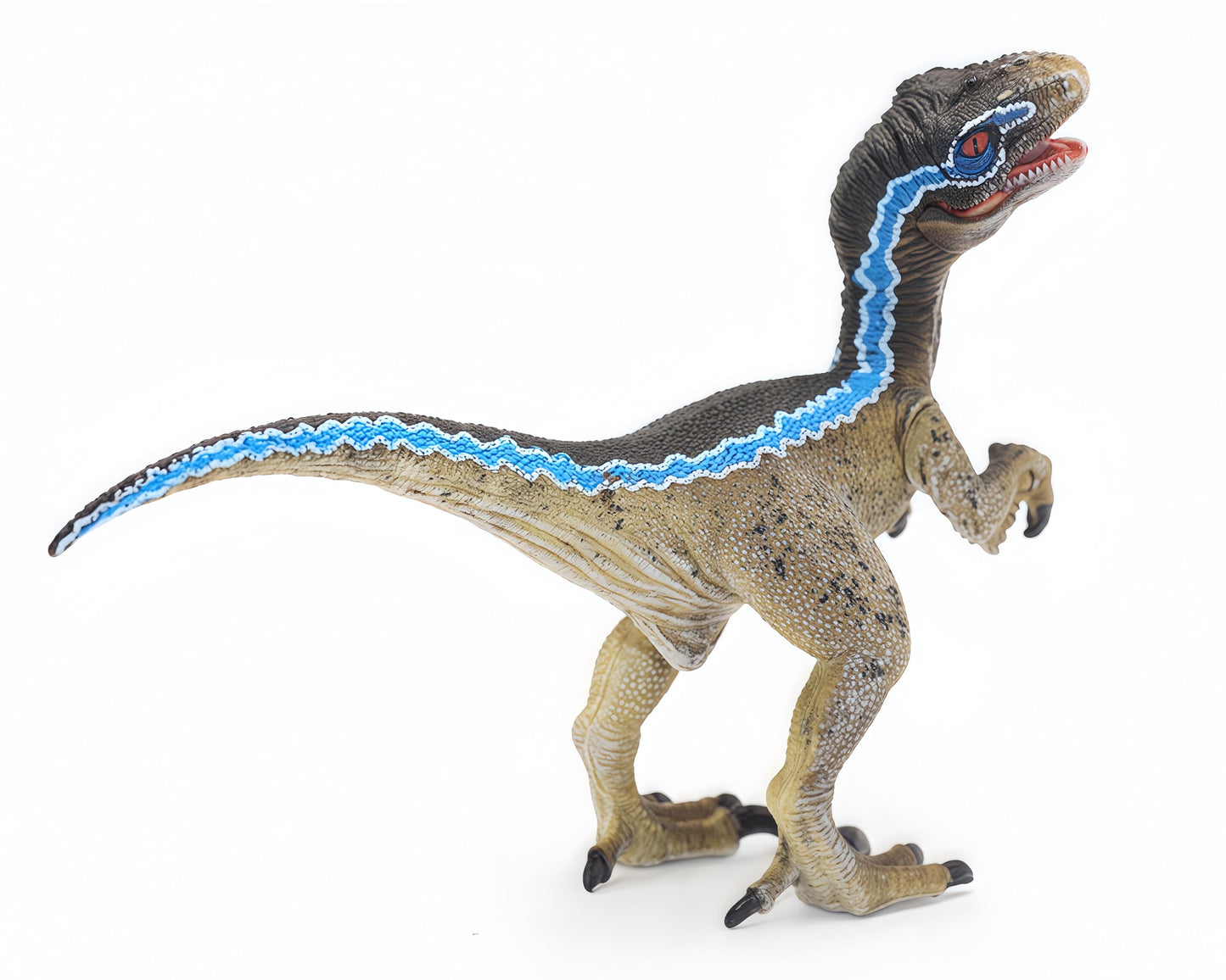 Gemini&Genius Velociraptor Dinosaur Toy For Kids, Raptor Dinosaur With Moveable Jaw And Hands, Realistic And Funny Dino Gift, Display, Collection And Play For Kids