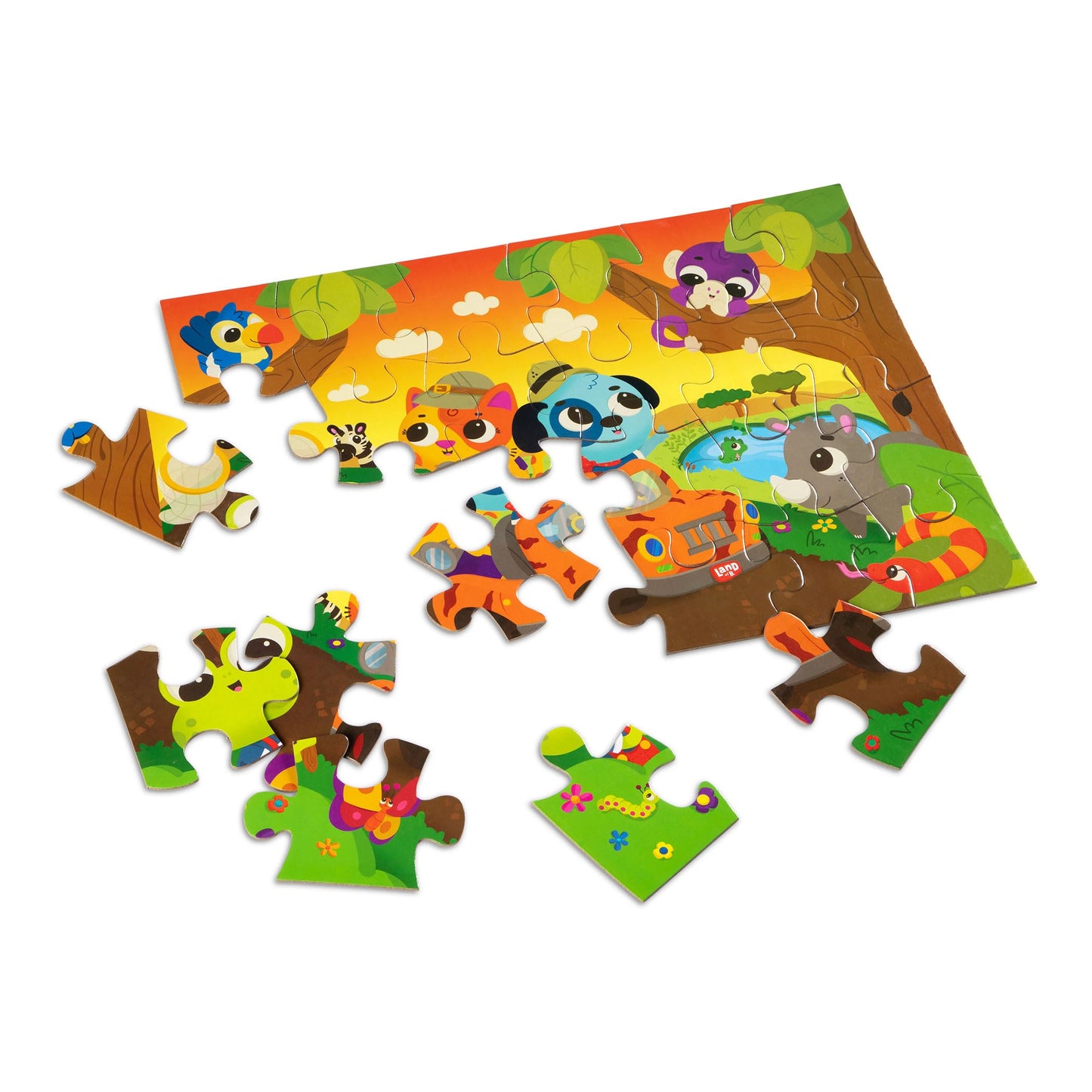 Land Of B. – Jigsaw Puzzles – 3 Puzzles For Kids – Puzzle Set – Classic Toys – 3 Years + – Puzzle Adventures
