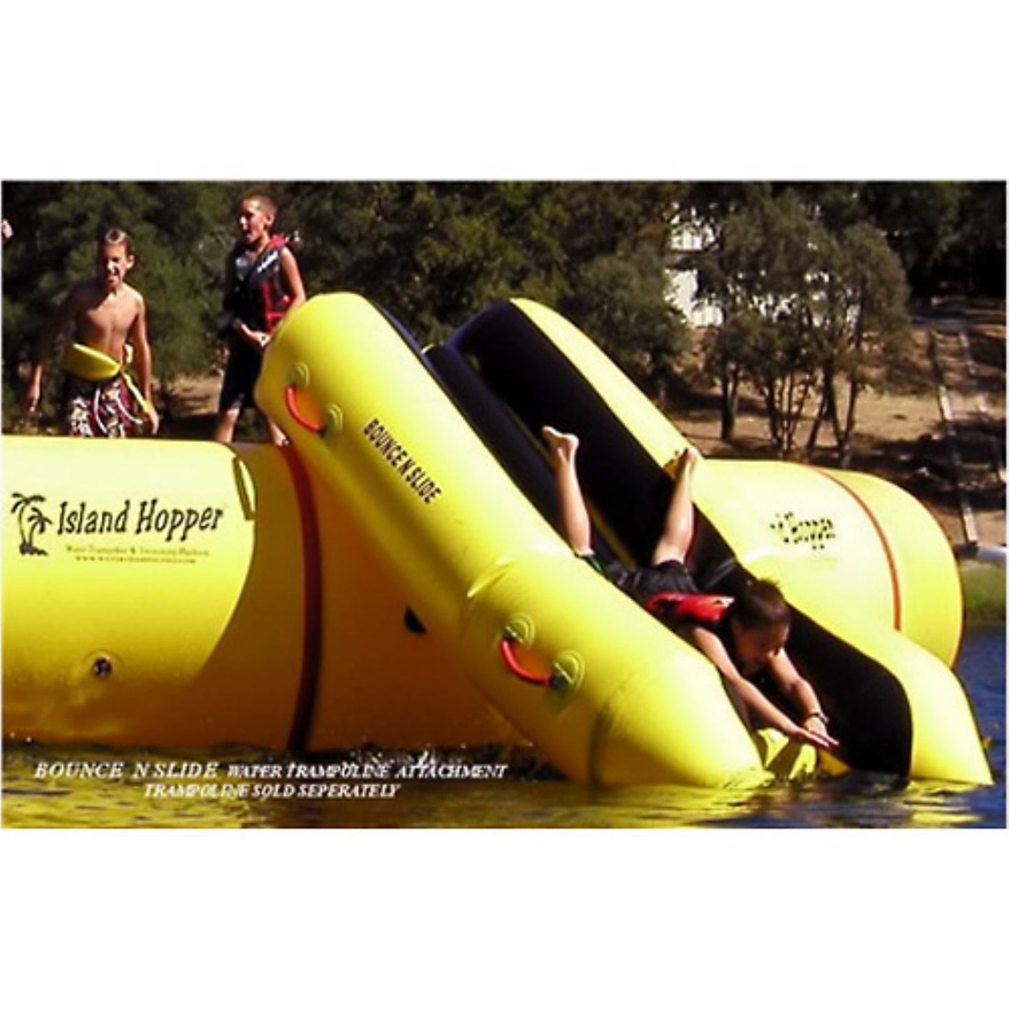 Island Hopper Bounce N Slide Water Trampoline Attachment Yellow - Slide Only