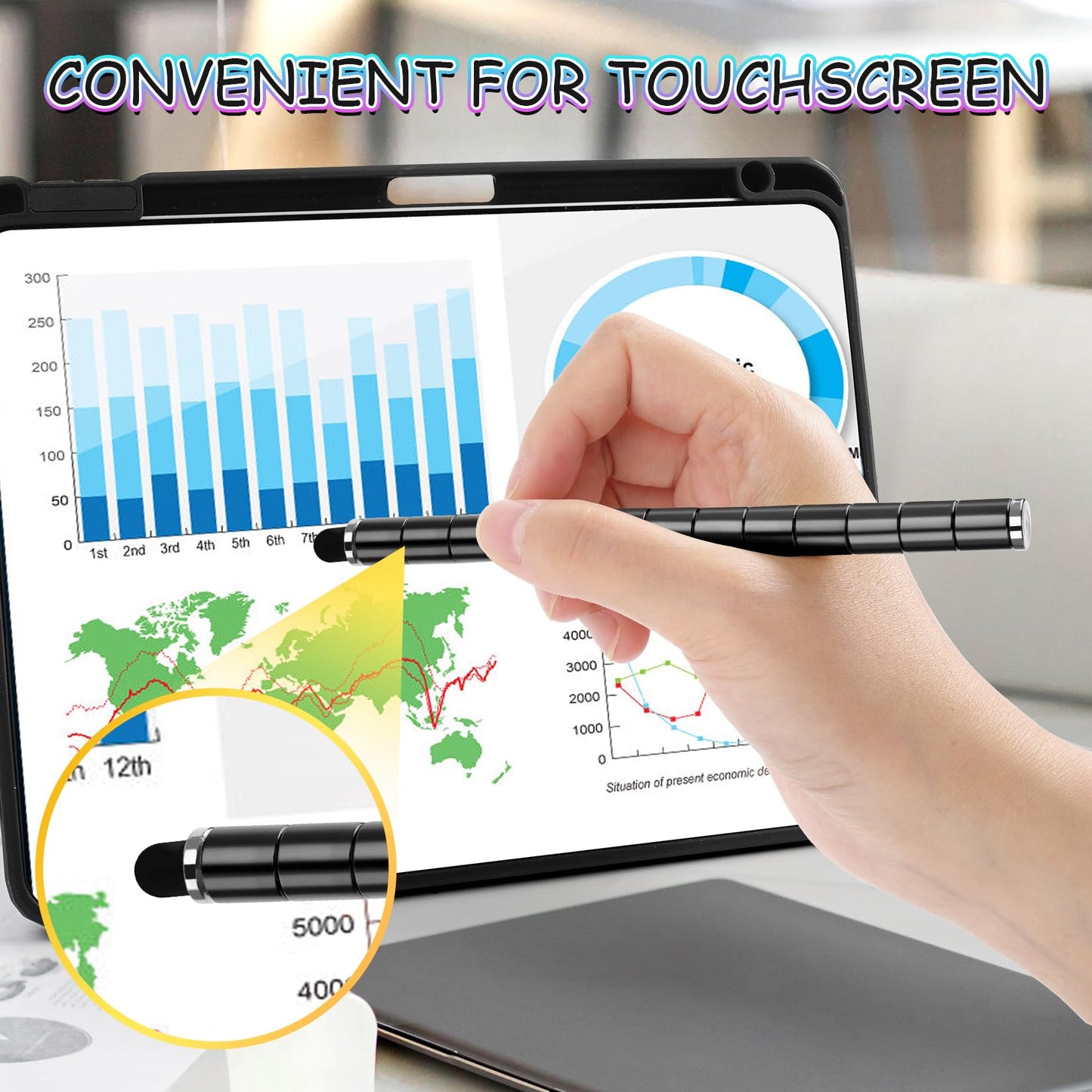 Vndueey Fidget Pen, Magnetic Pen Decompression Toy, Fidget Magnet Metal Pen For Writing, Best Gifts For Teenage Boys Girls, Fidg