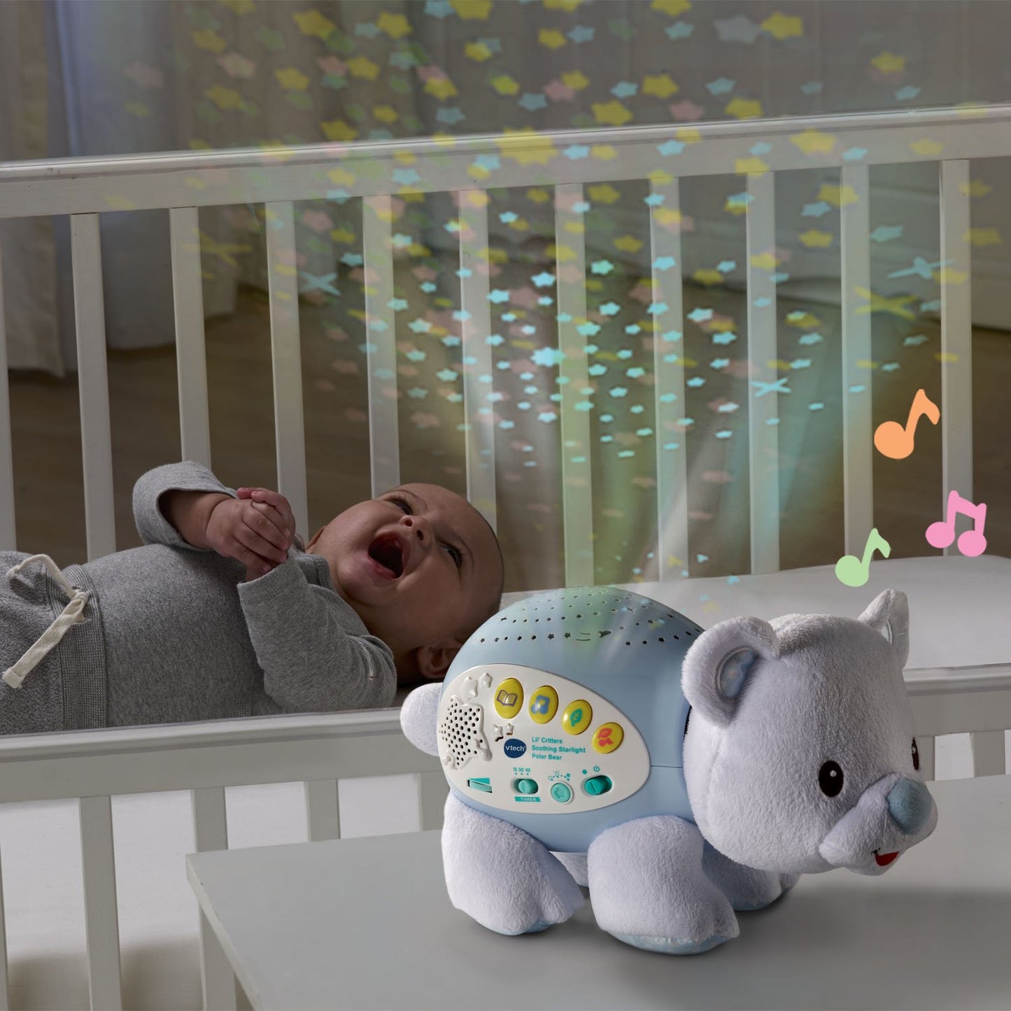 Vtech Baby Lil' Critters Soothing Starlight Polar Bear Nursery Projector