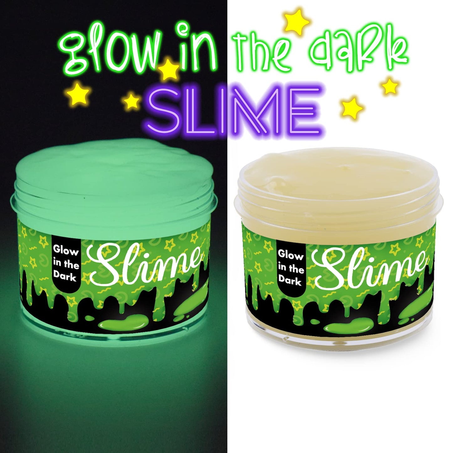 Galaxy Slime Glow In The Dark Clear Slime For Kids Kids Putty Slime 7Oz Galaxy Slime Party Favor One Pack Diy Sludge Slime Toys Stress Relief Toys Educational Game For Girls Boys