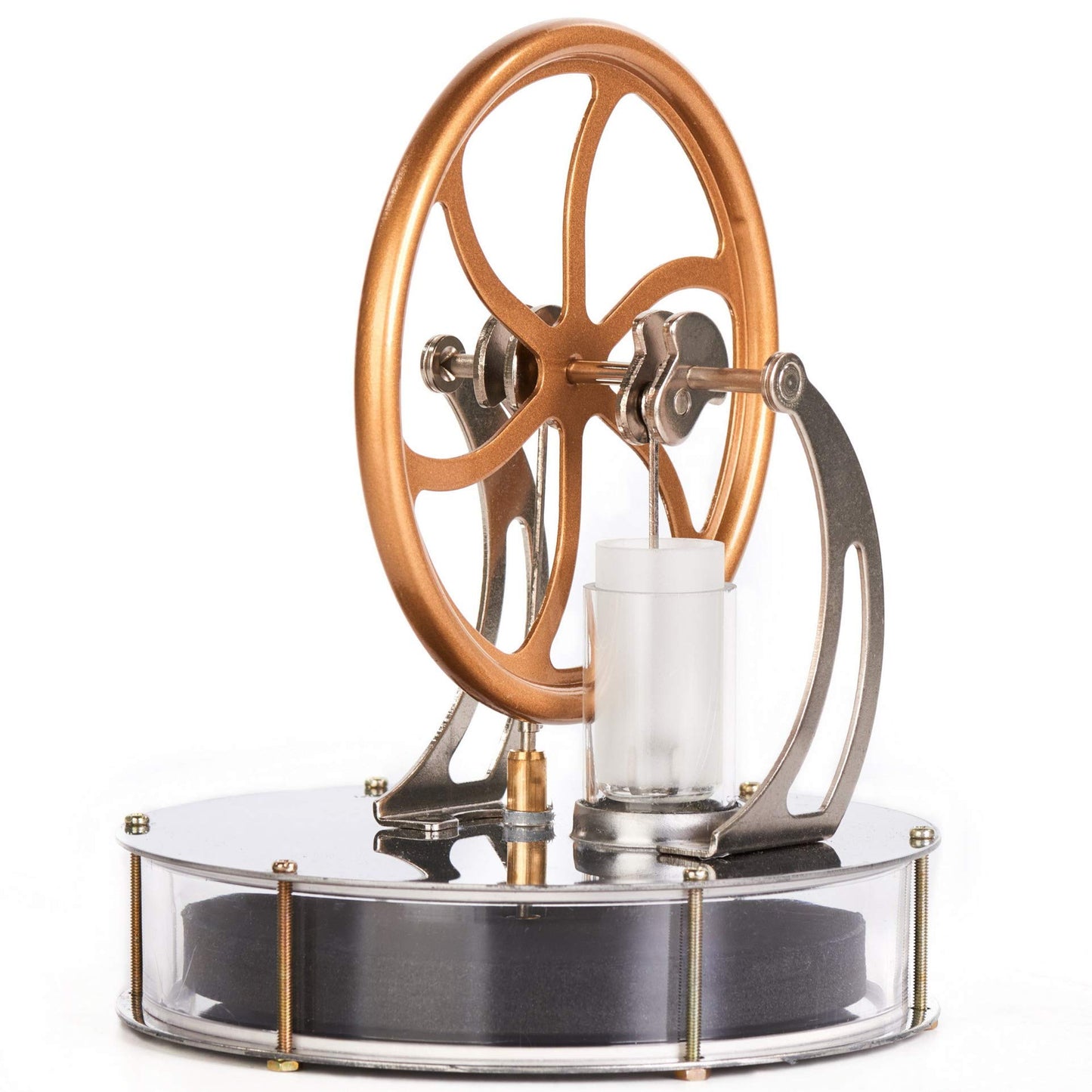 Sunnytech Low Temperature Stirling Engine Motor Steam Heat Education Model Toy Kit For Mechanical Skills (Lt001)