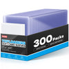 300 Card Sleeves Top Loaders for Cards Sooez enhanced 35PT 3X4 Baseball Card Protectors Hard Plastic Toploaders Card Holder for Trading Sports Football Cards(100 Top loaders + 200 Penny Sleeves)