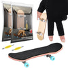 Charniol 2 Pieces Wooden Finger Skateboard Park Mini Finger Skateboard Toy Professional Skateboard Finger Boards With Mini Screws Driver Fingertip Movement Novelty Toys For Teens And Adults