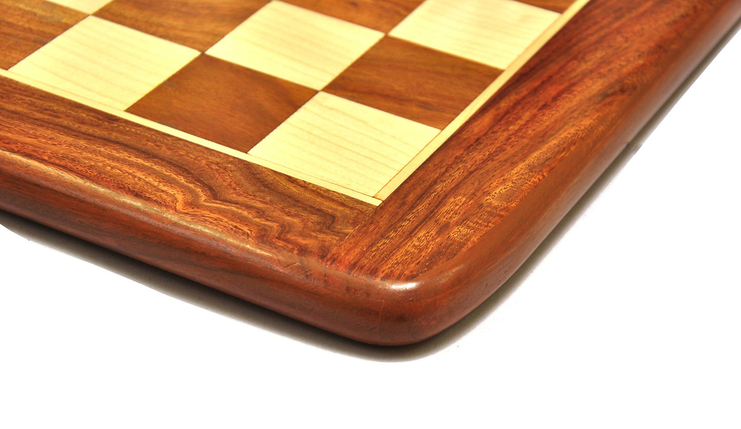Palm Royal Handicrafts 4 Years 21 Inches Handmade Flat Wooden Chess Board Made With Indian Rosewood Wooden Chess Board For Chess