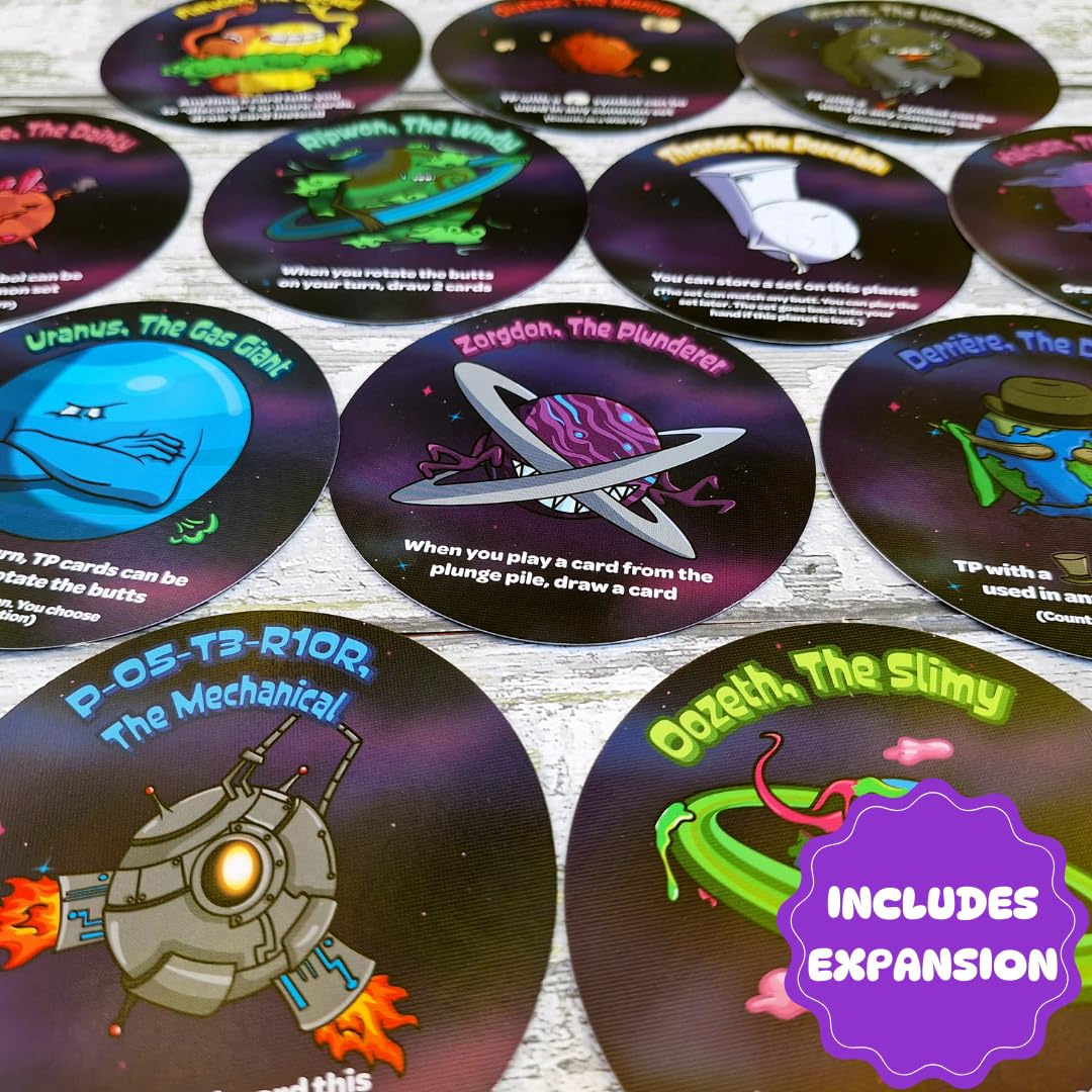 The Dusty Tophat Redacted in Space Galactic Edition - Cardstock Game for 2-4 Players, Black, Blue, and White