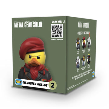 Tubbz Boxed Edition Revolver Ocelot Collectible Vinyl Rubber Duck Figure - Official Metal Gear Solid Merchandise - Tv, Movies & Video Games