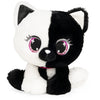 Gund P.Lushes Designer Fashion Pets Lady Luna Cat Premium Stuffed Animal Soft Plush, Black And White, 6