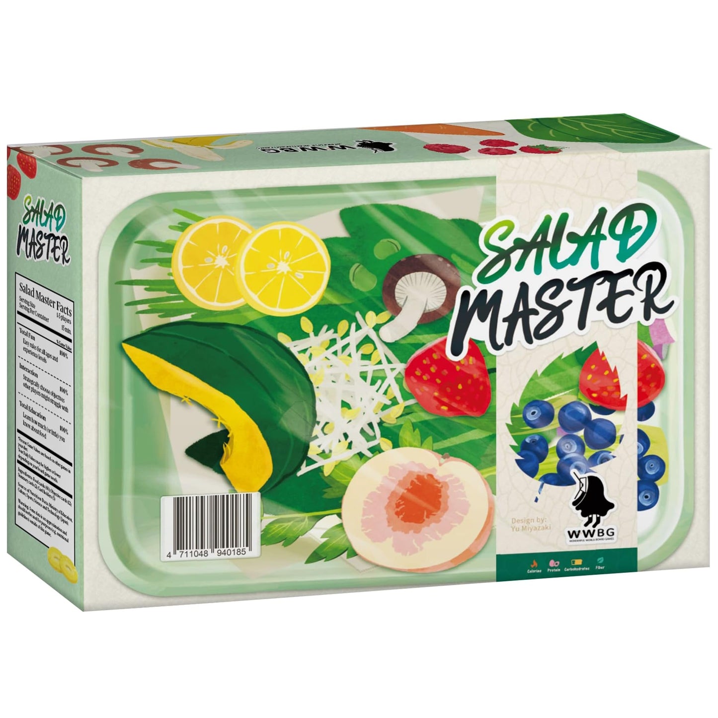Wonderful World: Salad Master - Trivia Party Card Game, Educational Nutrition & Food Based Topics, Fun Competitive Play, Family