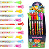 TINYMILLS 24 Pcs Camping Multi Point Stackable Push Pencil Assortment with Eraser for Carnival Prize Goodie Bag Stuffers Party F