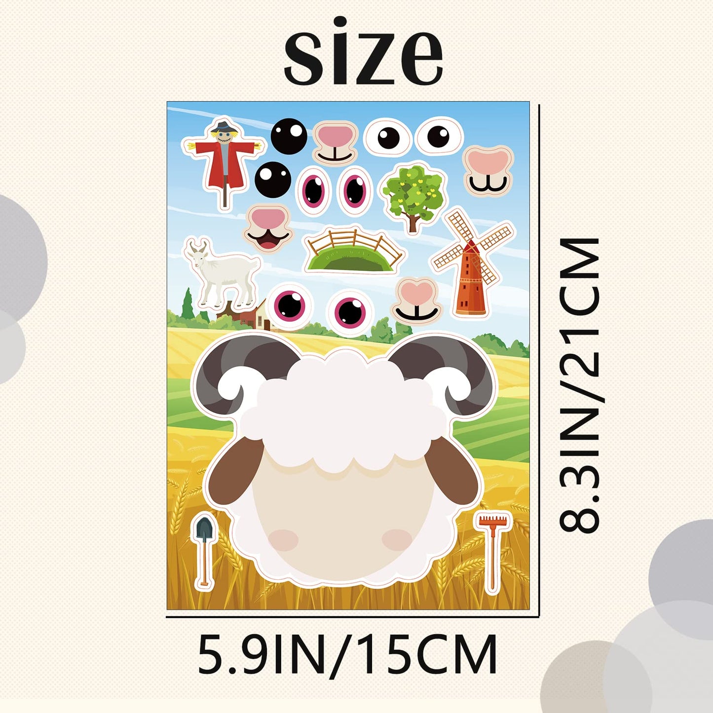 24 Sheets Make A Face Sticker Sheets For Kids Todders Activities, Make Your Own Stickers With Unicorns Dinosaur Construction And