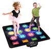 Gleamkid Dance Game Mat For Kids, Led Light-Up 12-Button Dance Pad With Adjustable Volume, Built-In Music, 1-Player & 2-Player M