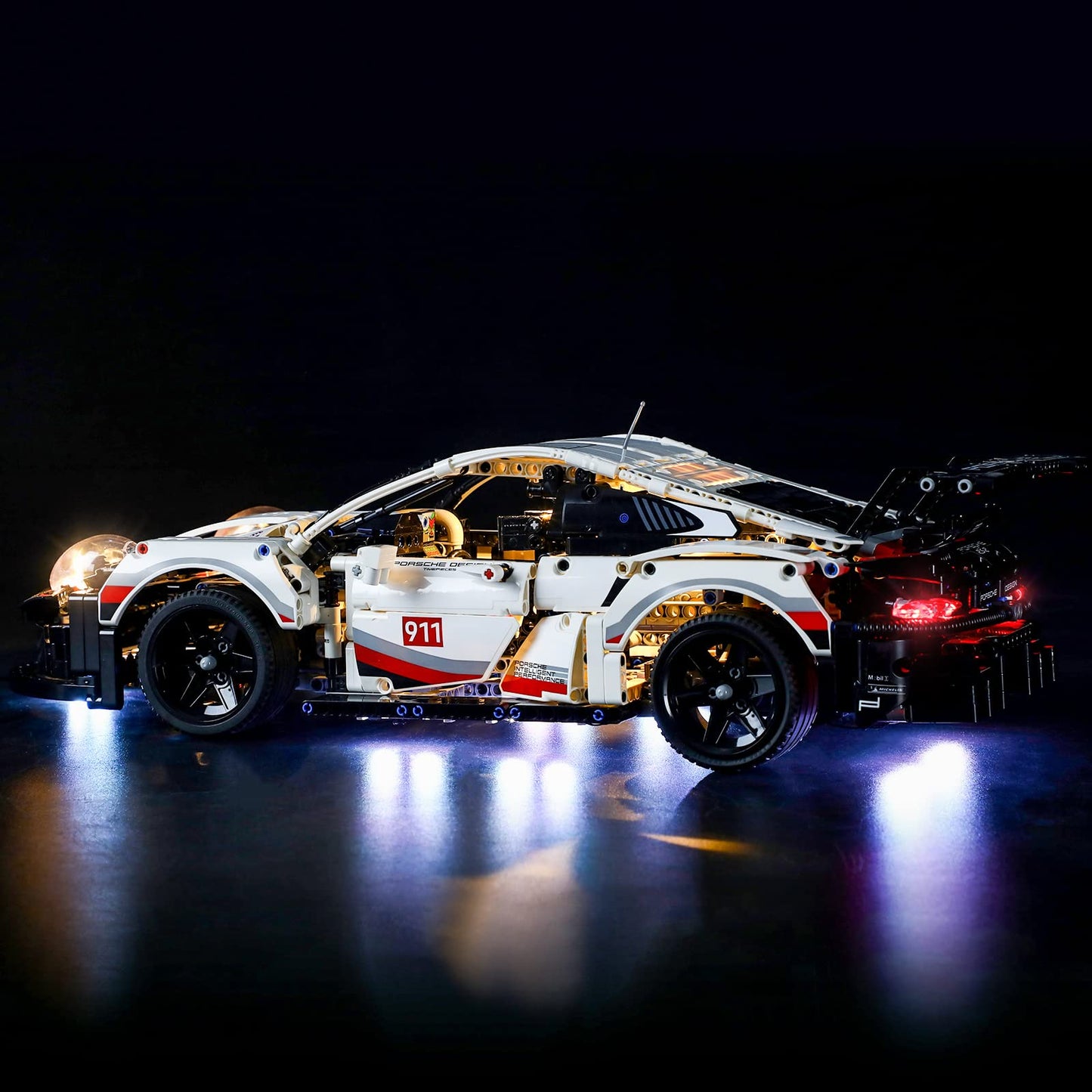 Briksmax Led Lighting Kit For Technic Porsche 911 Rsr - Compatible With Lego 42096 Building Blocks Model- Not Include The Lego S