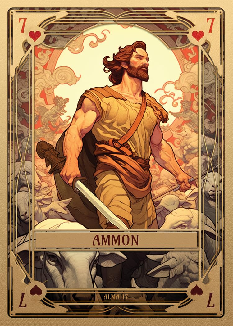 Generic Book of Mormon Character Playing Cards - 54 Iconic Characters with Beautiful Artwork, Made of Paper