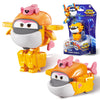 Super Wings Transformable Toys, 2 in Tiki Robot Transforming Action Figures, 2-in-1 Mode Robot Toys for Boys Girls 4-6 6-8, Fun